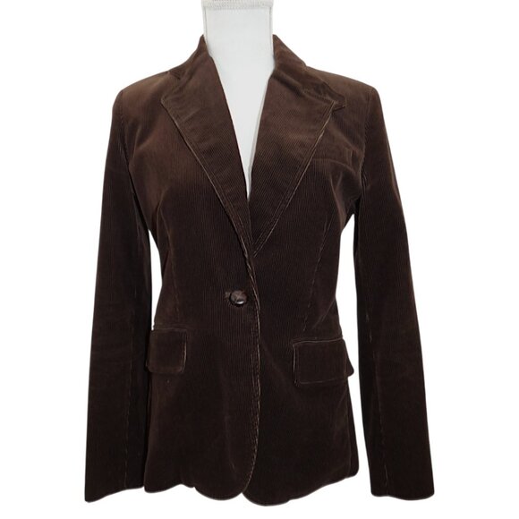 J. Crew Jackets & Blazers - J.Crew Brown Corduroy Blazer Jacket Women’s 4 Academia Preppy Vintage